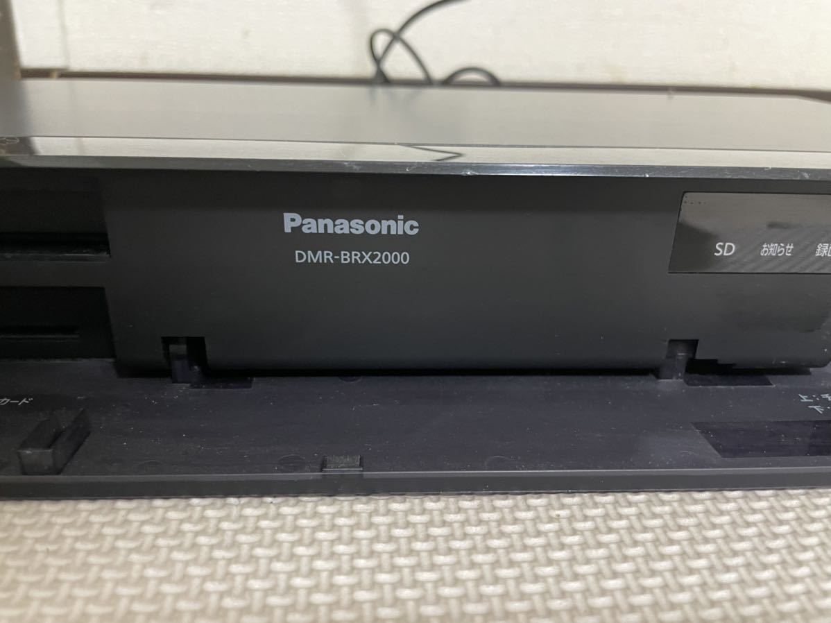 Panasonic 2015年製 Panasonic DMR-BRX2000 ブルーレイディスク