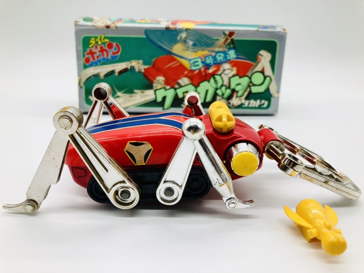 タカトク 当時物 Z合金 タイムボカン クワガッタン タツノコプロ 箱 