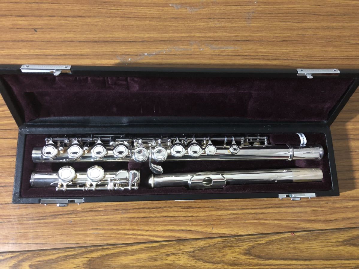 YAMAHA ヤマハ フルート YFL-311 シルバー ケース キャリーバッグ付き