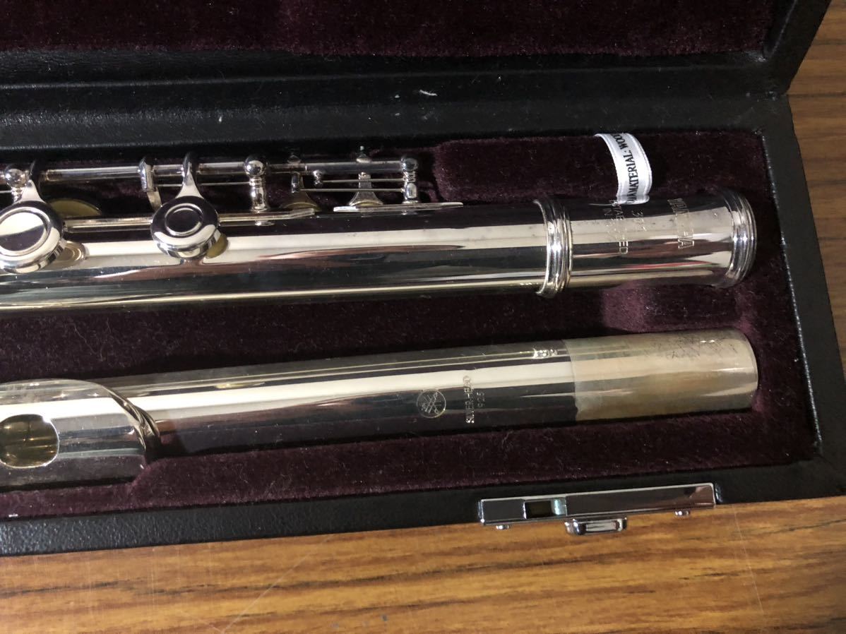 YAMAHA ヤマハ フルート YFL-311 シルバー ケース キャリーバッグ付き