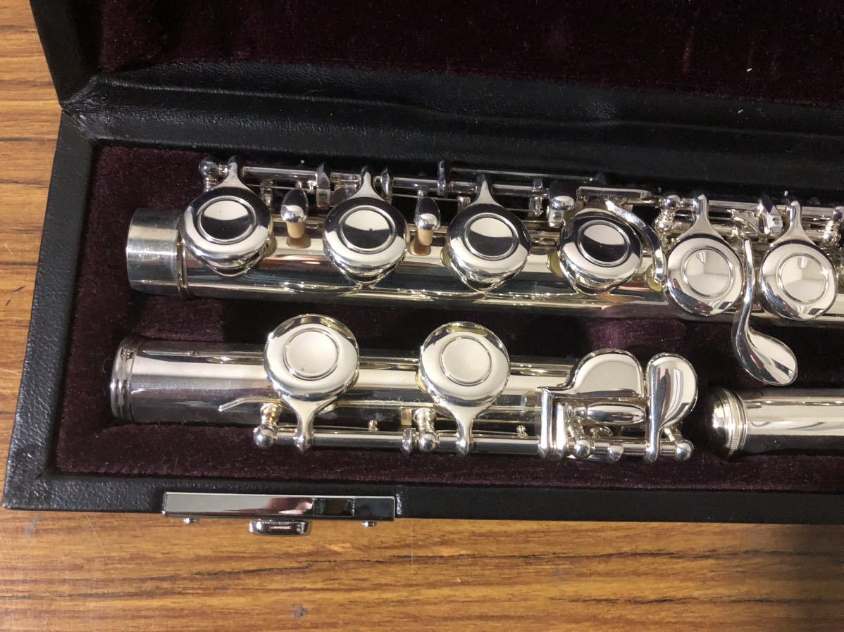 YAMAHA ヤマハ フルート YFL-311 シルバー ケース キャリーバッグ付き