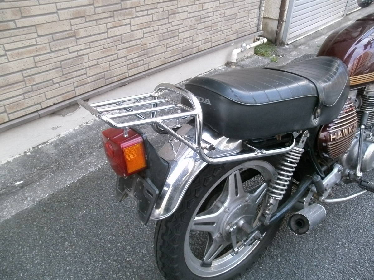 CB250T CB400T ホークⅡ 別注品入荷 リアキャリア タンデムバー 