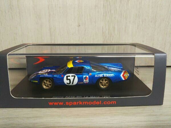 スパークモデル spark 1/43 S4372 アルピーヌ A210 #57 １９６８ルマン９位