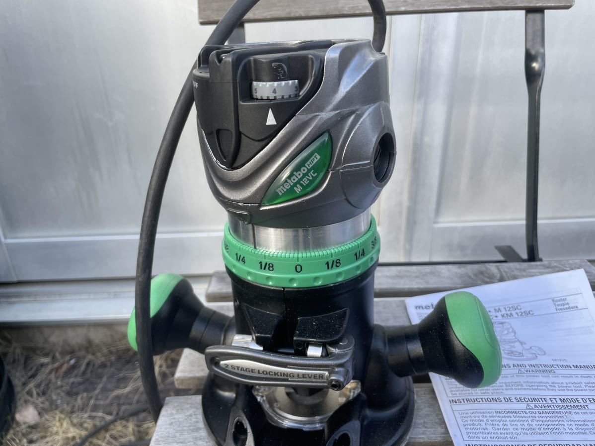 METABO M12VC ハンドルーター　美品　US日立