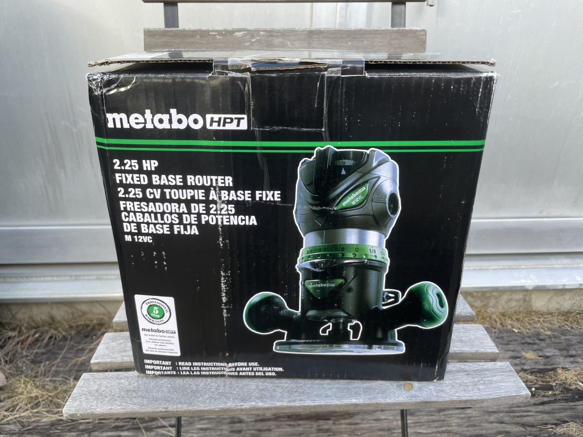 METABO M12VC ハンドルーター　美品　US日立