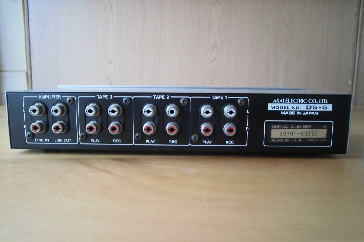 美品】AKAI DS-5 アカイ テープデッキセレクター AKAI テープデッキ