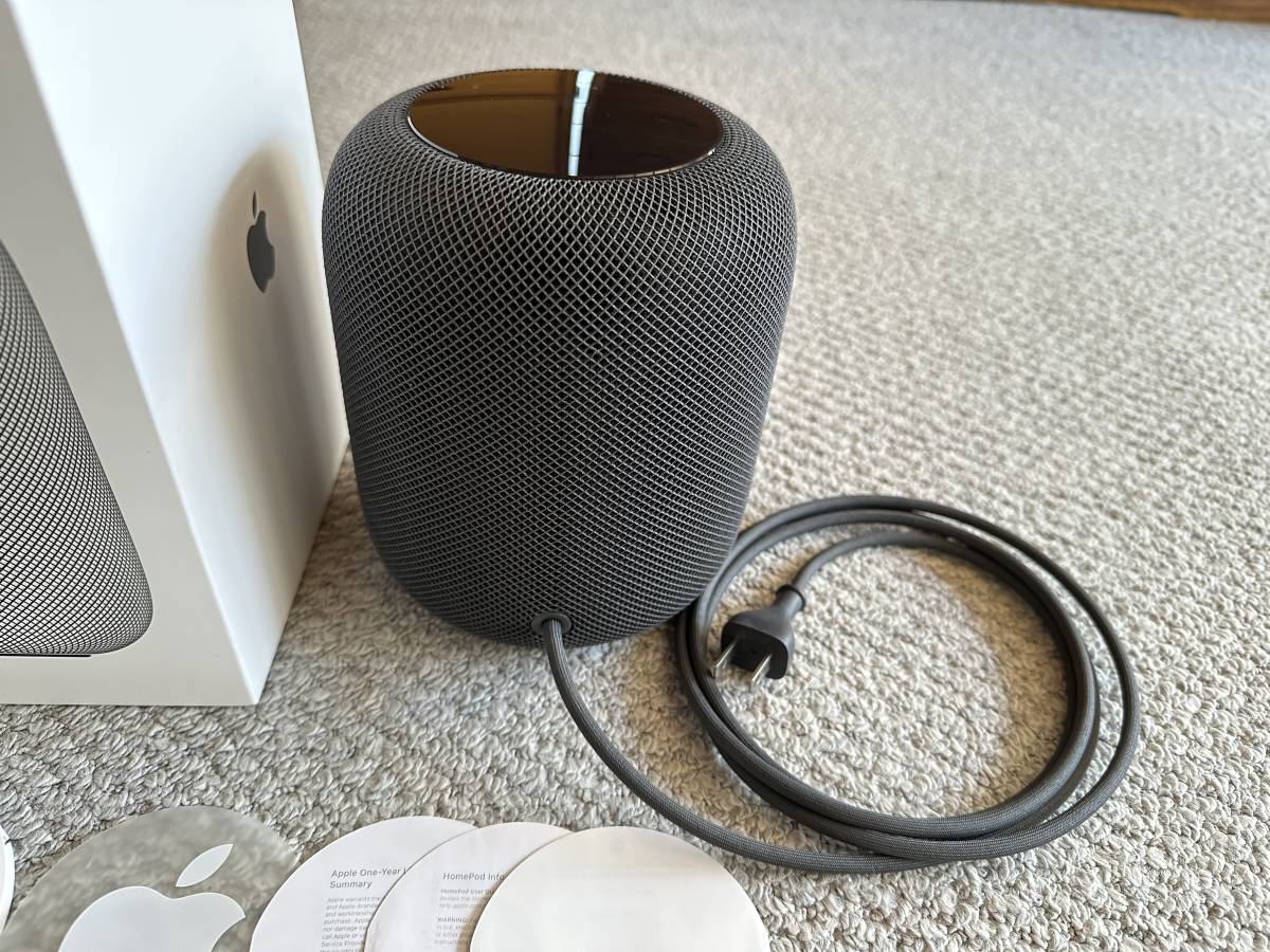 【超美品】HomePod（第1世代）スペースグレイ_2