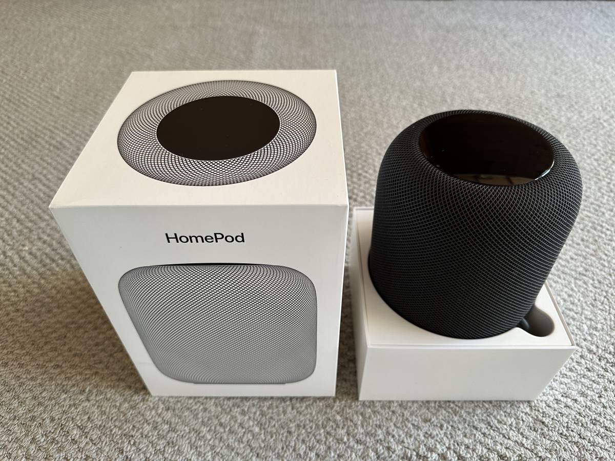 【超美品】HomePod（第1世代）スペースグレイ_3