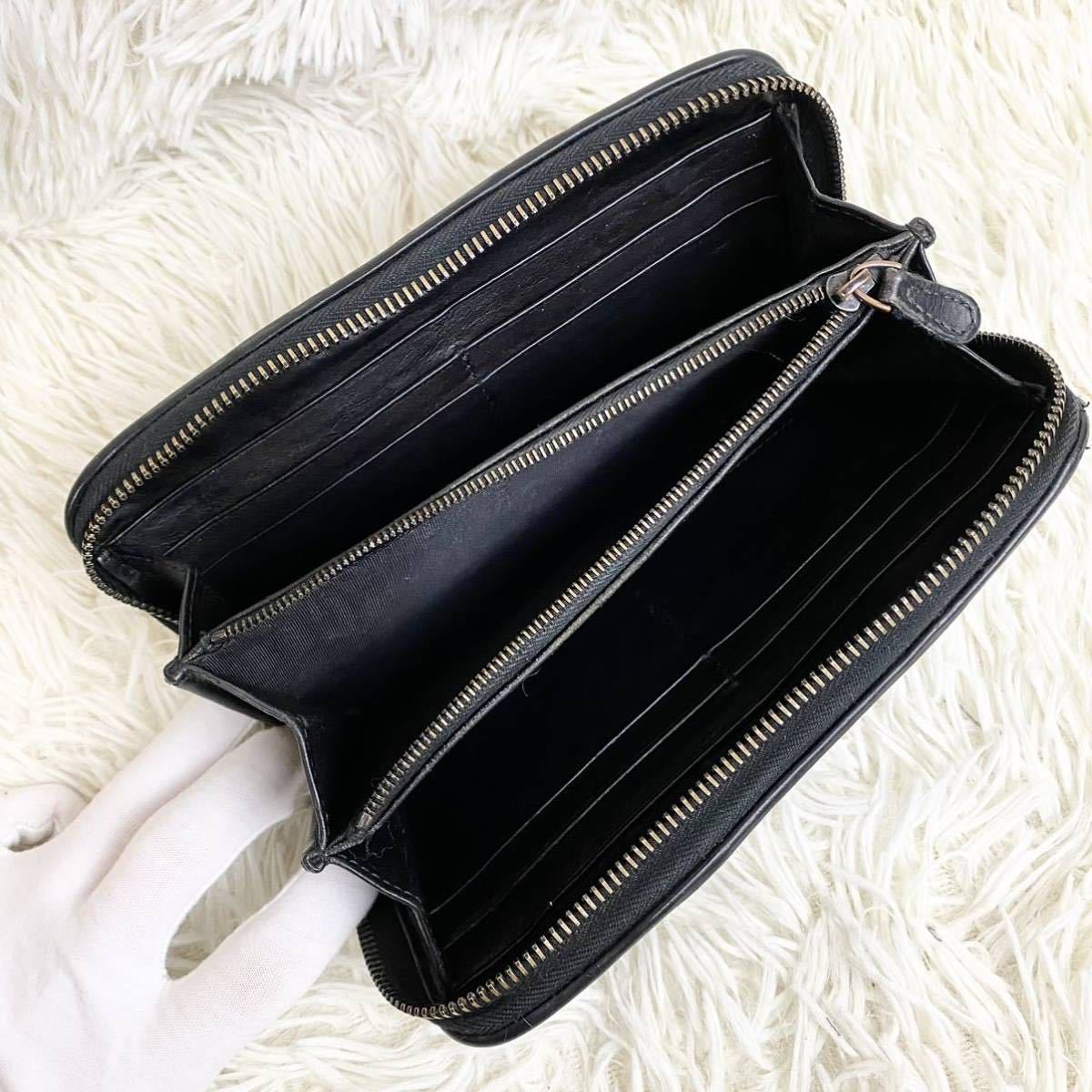 希少デザイン】美品 ボッテガヴェネタ BOTTEGA VENETA ラウンド