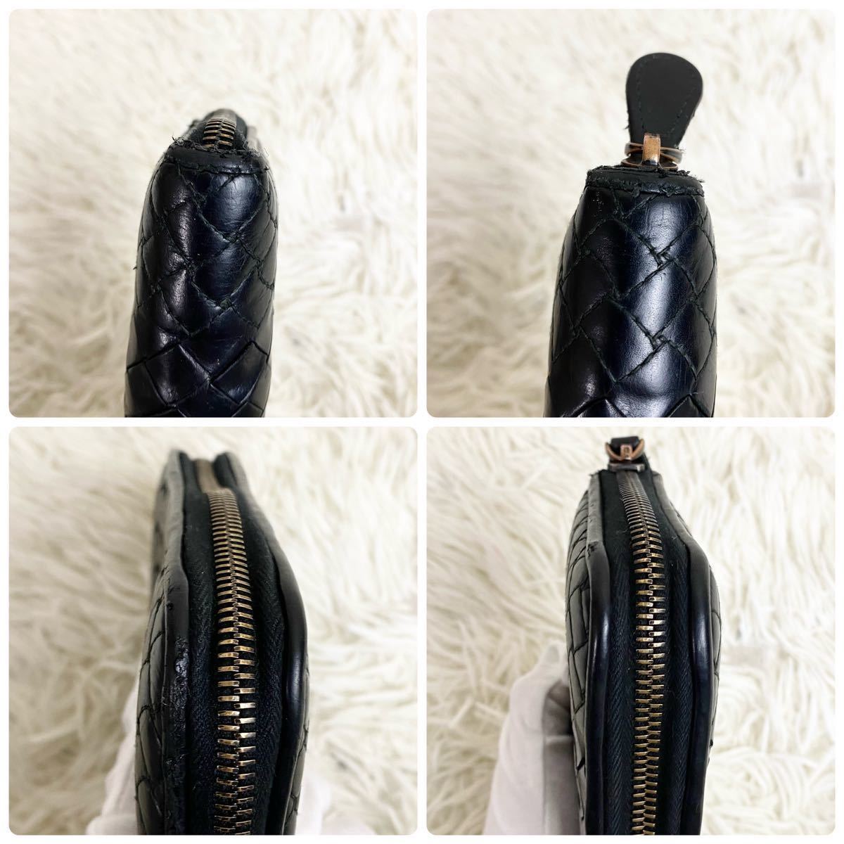 希少デザイン】美品 ボッテガヴェネタ BOTTEGA VENETA ラウンド