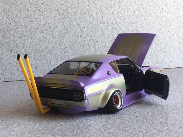 オオタキ 1/16 スカイライン ケンメリ オバフェン 角目2灯 テクノ オオタキ 1/16 スカイライン ケンメリ オバフェン 角目2灯 テクノ