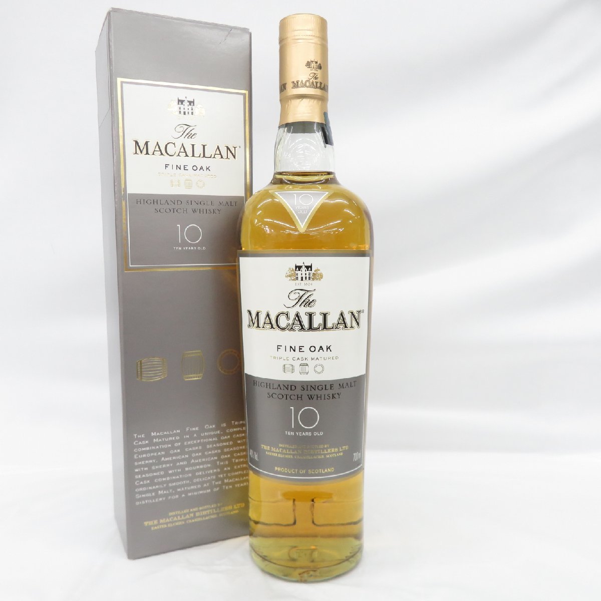 新品/未開封【MACALLANマッカラン10年 ファインオーク トリプルカスク】 未開栓The MACALLAN ザ・マッカラン 10年 ファインオーク トリプル