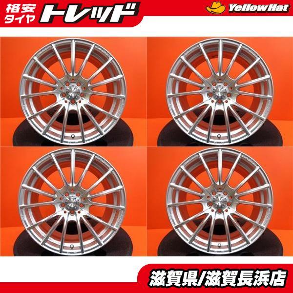 中古ホイール 4本セット WedsSport SA-35R 18インチ 8.5J +45 5H-100