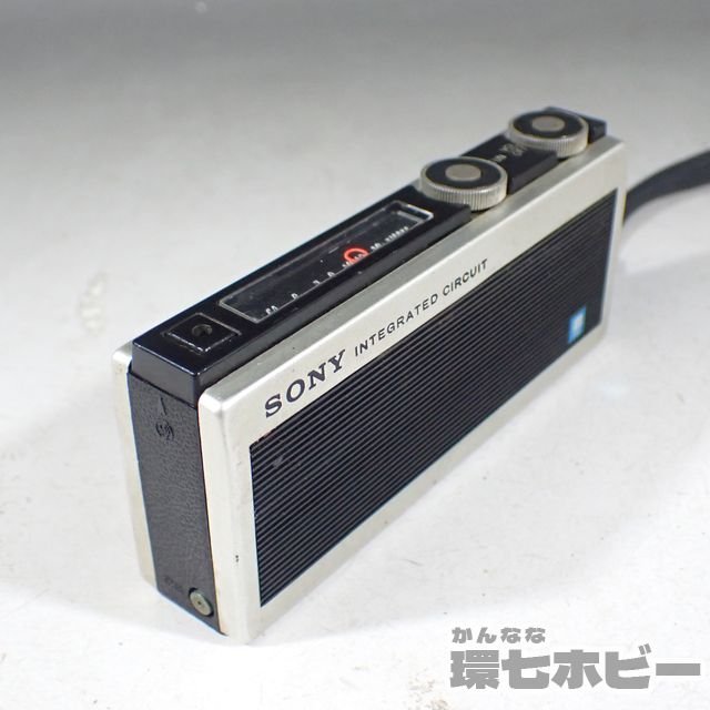 4KD93◇古い SONY/ソニー ICR-200 ポータブル 小型ラジオ ジャンク 