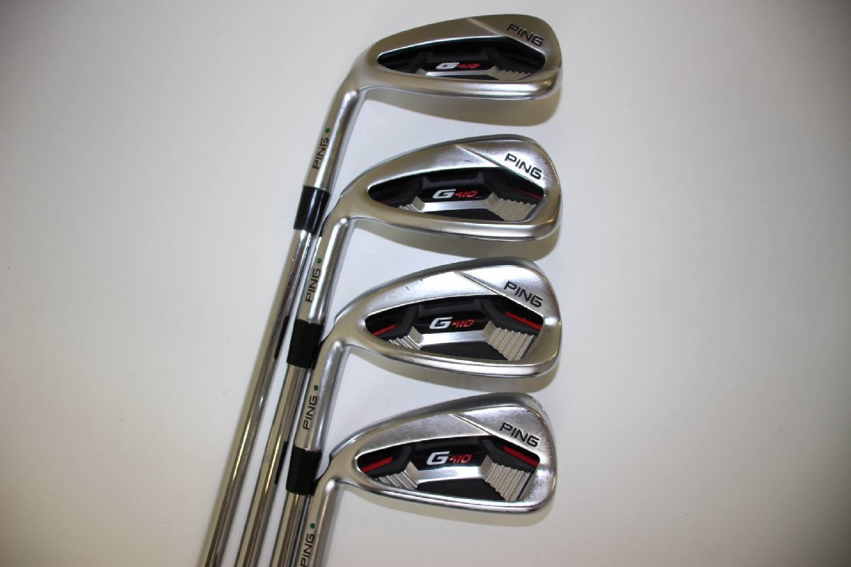 【1円スタート】H783 PING ピン G410　アイアン　7.8.9.W　4本セット　シャフト　PROJECT　X　5.5　PRECISIO　レフティー