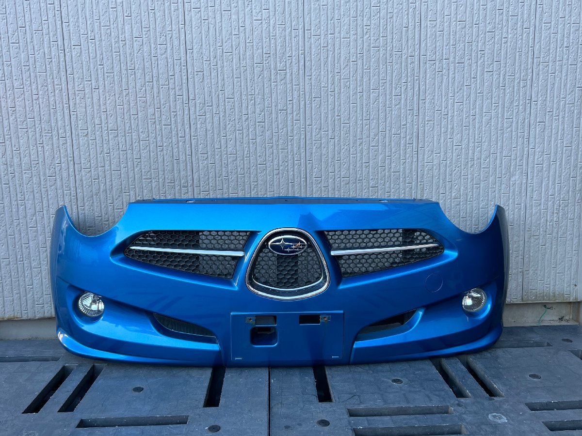 【8955】良品◎RC1◆R2 純正 フロント バンパー フォグランプ付 青 2026年最新Yahoo!オークション バンパー(自動車 -スバルr2 「スバル フォグランプ付き 10周年アニバーサリー