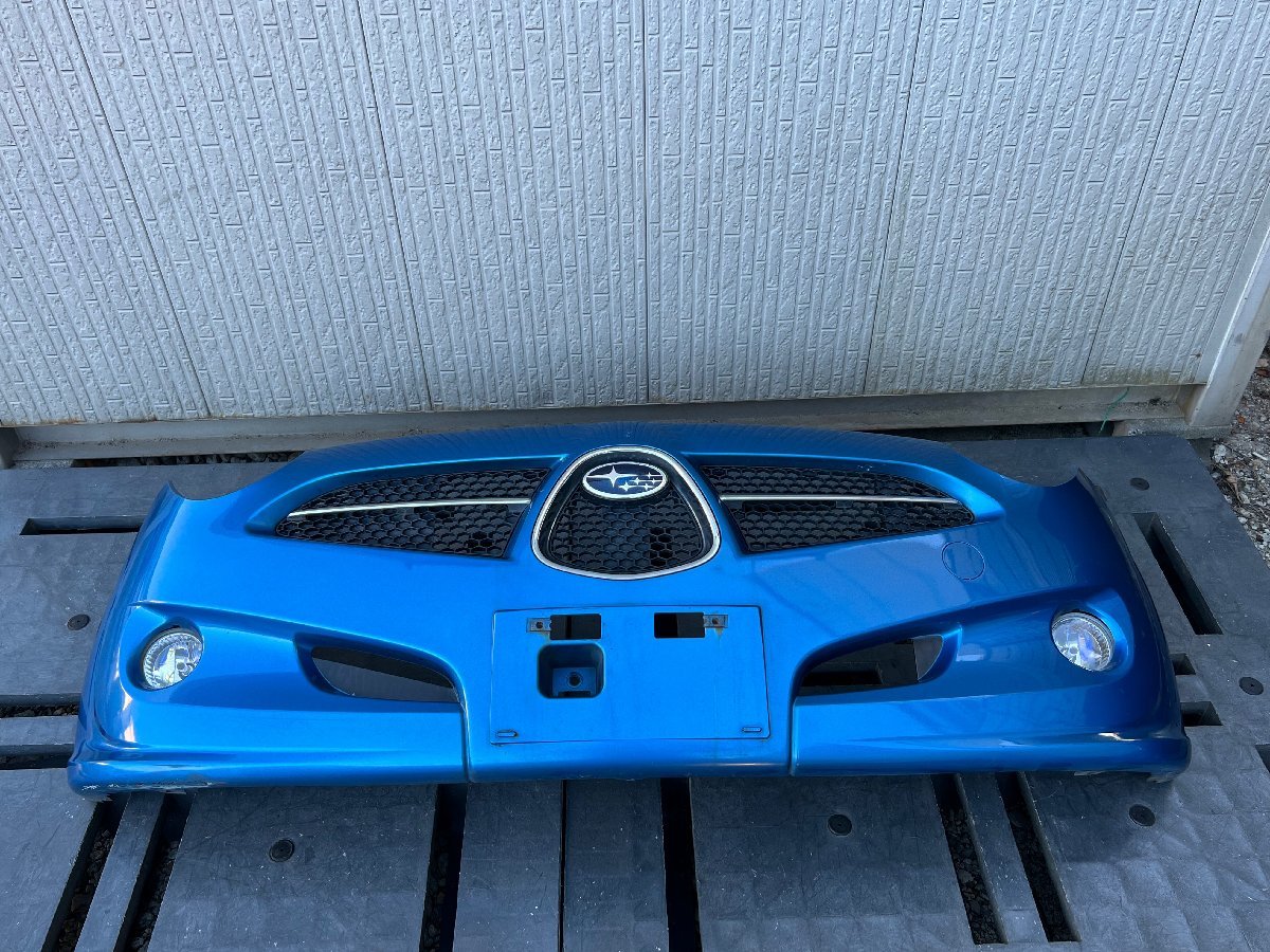 【8955】良品◎RC1◆R2 純正 フロント バンパー フォグランプ付 青 2026年最新Yahoo!オークション バンパー(自動車 -スバルr2 「スバル フォグランプ付き 10周年アニバーサリー