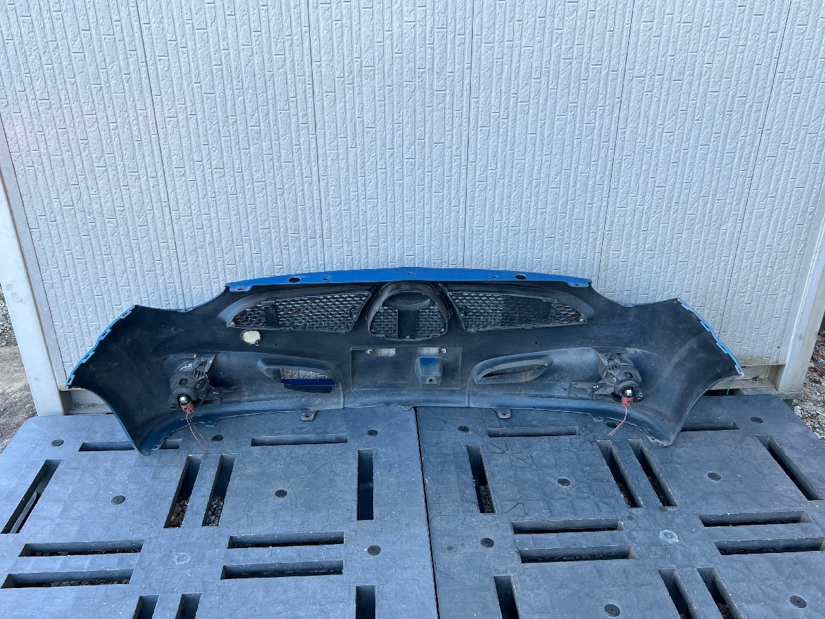 【8955】良品◎RC1◆R2 純正 フロント バンパー フォグランプ付 青 2026年最新Yahoo!オークション バンパー(自動車 -スバルr2 「スバル フォグランプ付き 10周年アニバーサリー