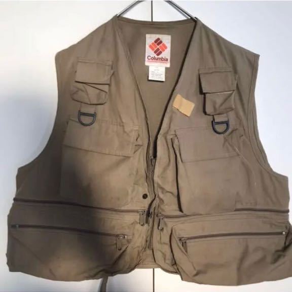 コロンビア フィッシングベスト 古着 ビンテージ ご不点などご