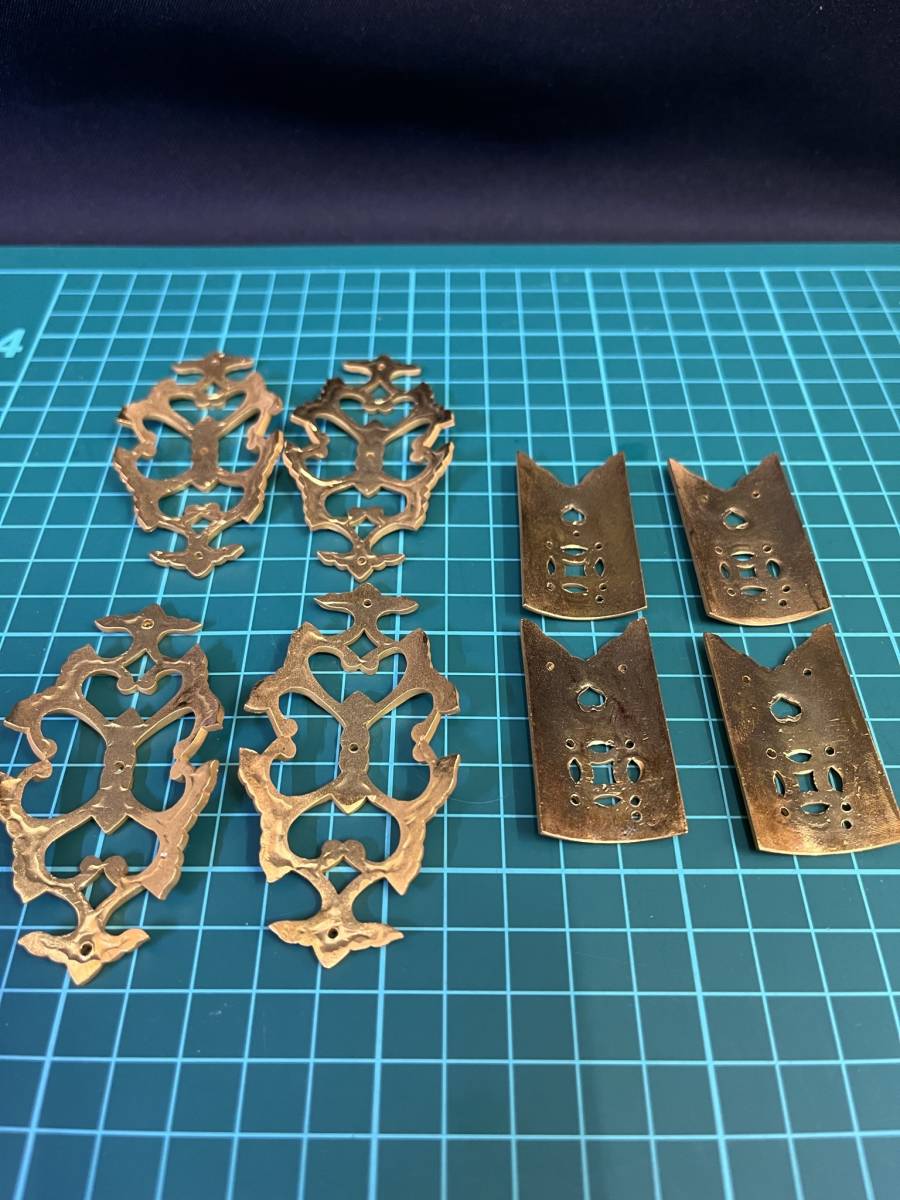 ◎浜壇・仏壇・仏具 飾り金具 デッドストック品 真宗大谷派 本金メッキ