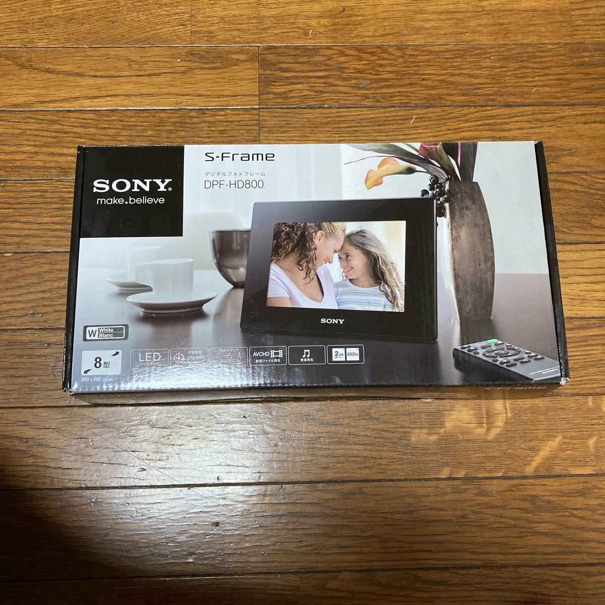 未使用】SONY ソニー デジタルフォトフレーム DPF-XR80 シルバー 