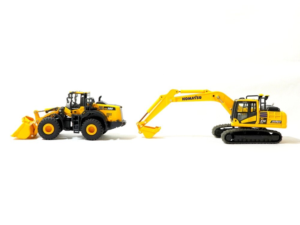 1円スタート ミニカー 模型車 5点 KOMATSU コマツオリジナルミニチュア