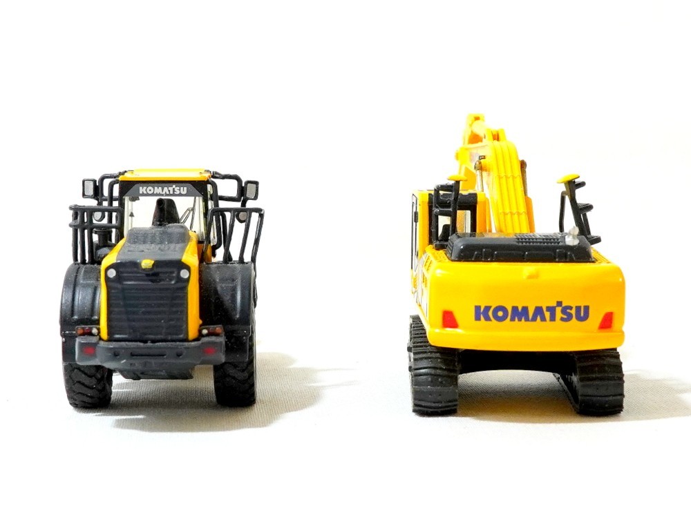 1円スタート ミニカー 模型車 5点 KOMATSU コマツオリジナルミニチュア
