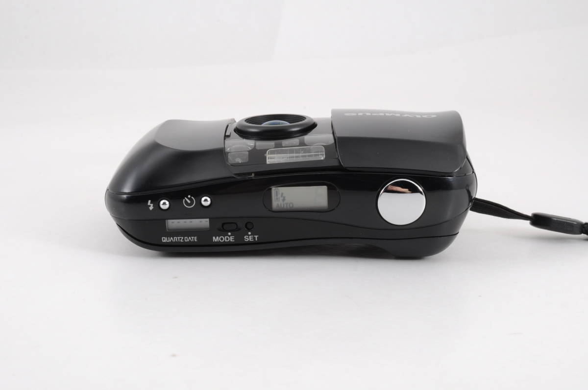 動作品 オリンパス OLYMPUS μ [mju:] ミュー ブラック 黒 コンパクト