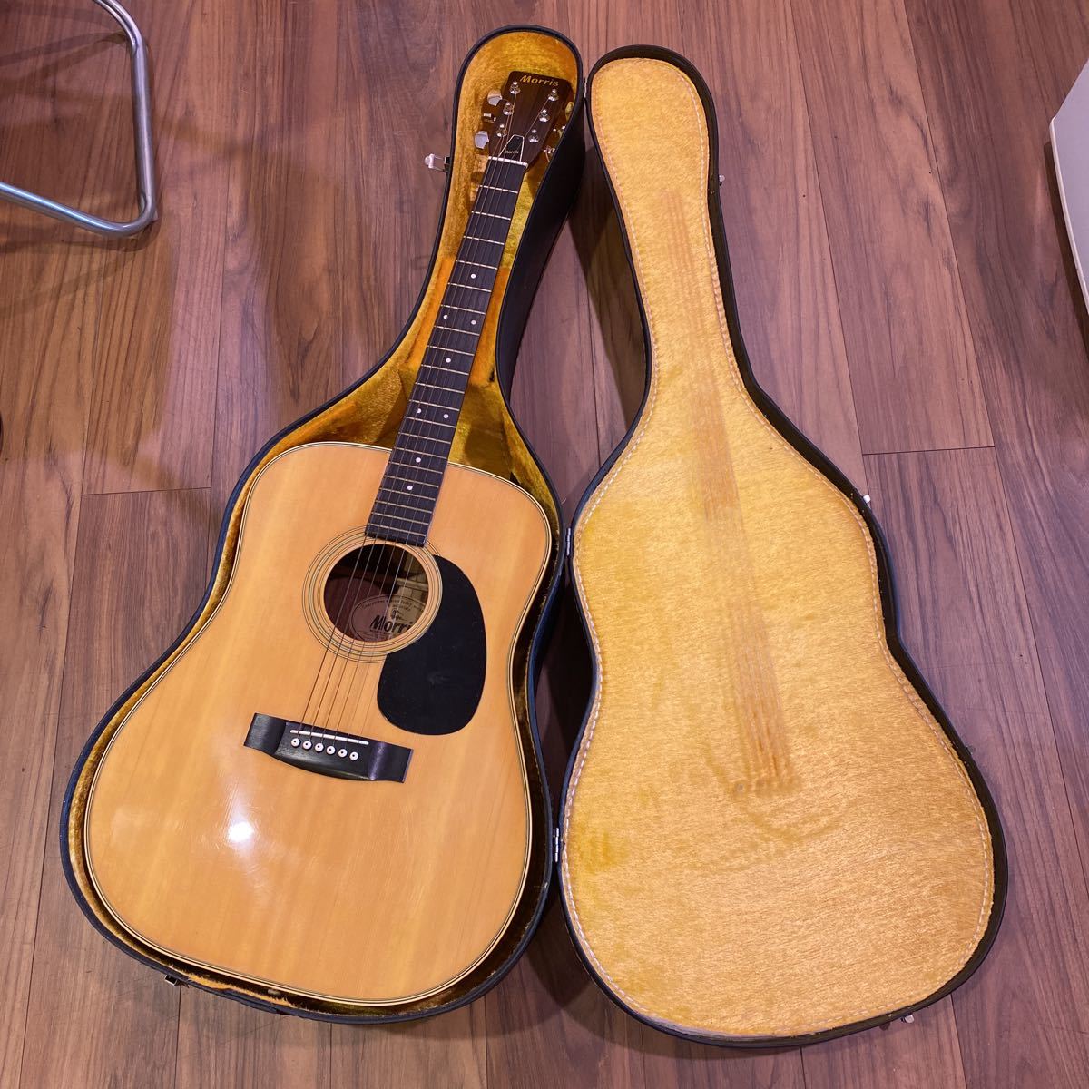 保管品】ギター MORRIS W-18 ハードケース付き 170サイズ（314 