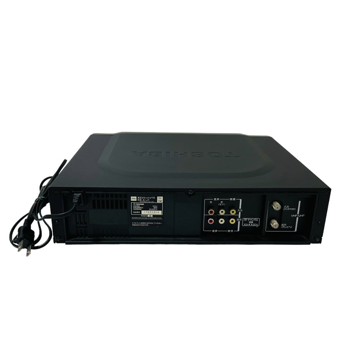 品 東芝 TOSHIBA カセットVTR A-J1 VHS Hi-Fi ARENA ビデオデッキ