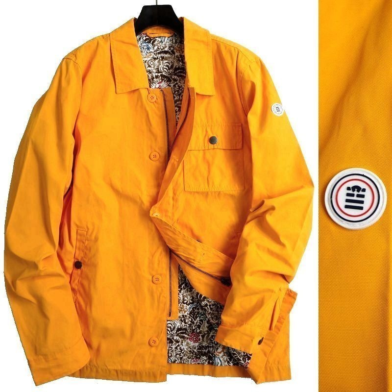 ・Serge Blanco セルジュブランコ 定価4.7万 コットンナイロン ショート丈 カバーオール ジャケット ブルゾン PKT4420N S ▲043▼bus8247c