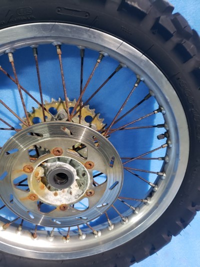 カワサキKDX220SR 前後ホイールリアRK エキセル ホイール関連 おすすめ