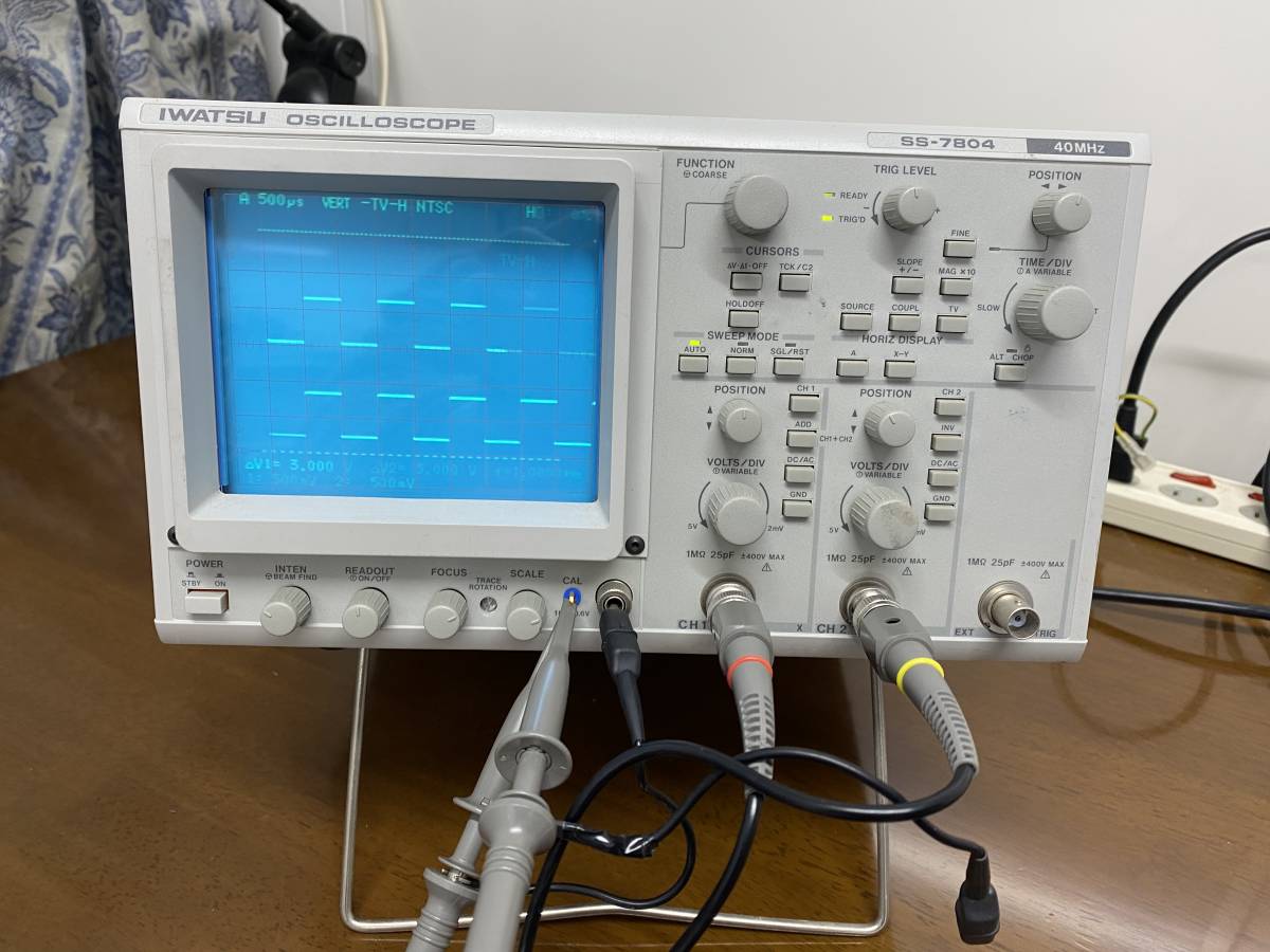 SS-7804 - Iwatsu IWATSU 40MHz Oscilloscope オシロスコープ | SS7804