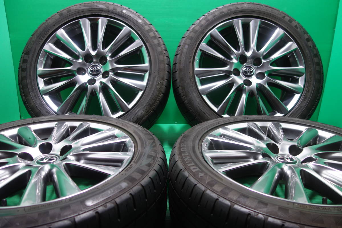 K856-18 送料無料 235/50R18 夏タイヤ 4本セット ダンロップ エナセーブ RV504 8分山 溝たっぷり トヨタ純正 アルファード ヴェルファイア