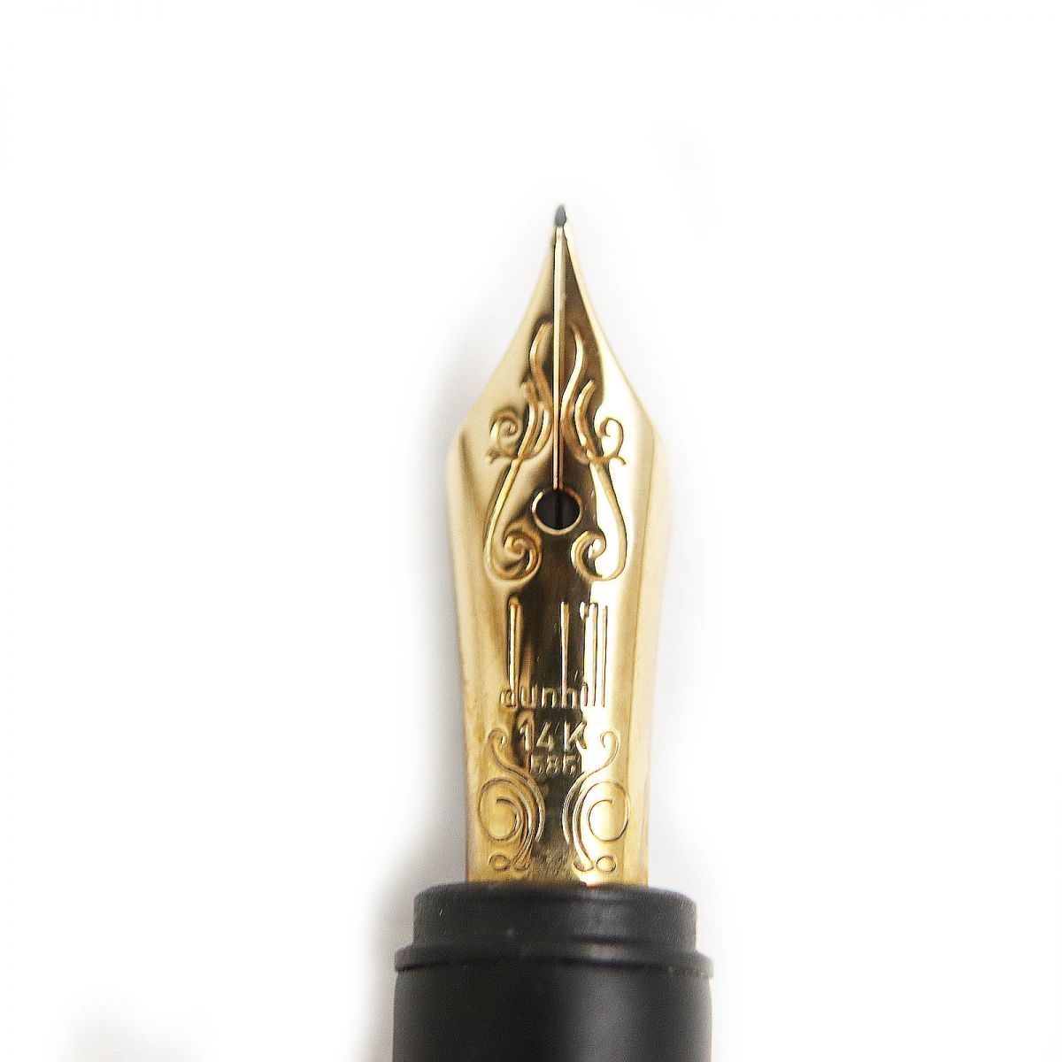 極美品◇dunhill/ダンヒル ジェムライン ペン先14K キャップ式