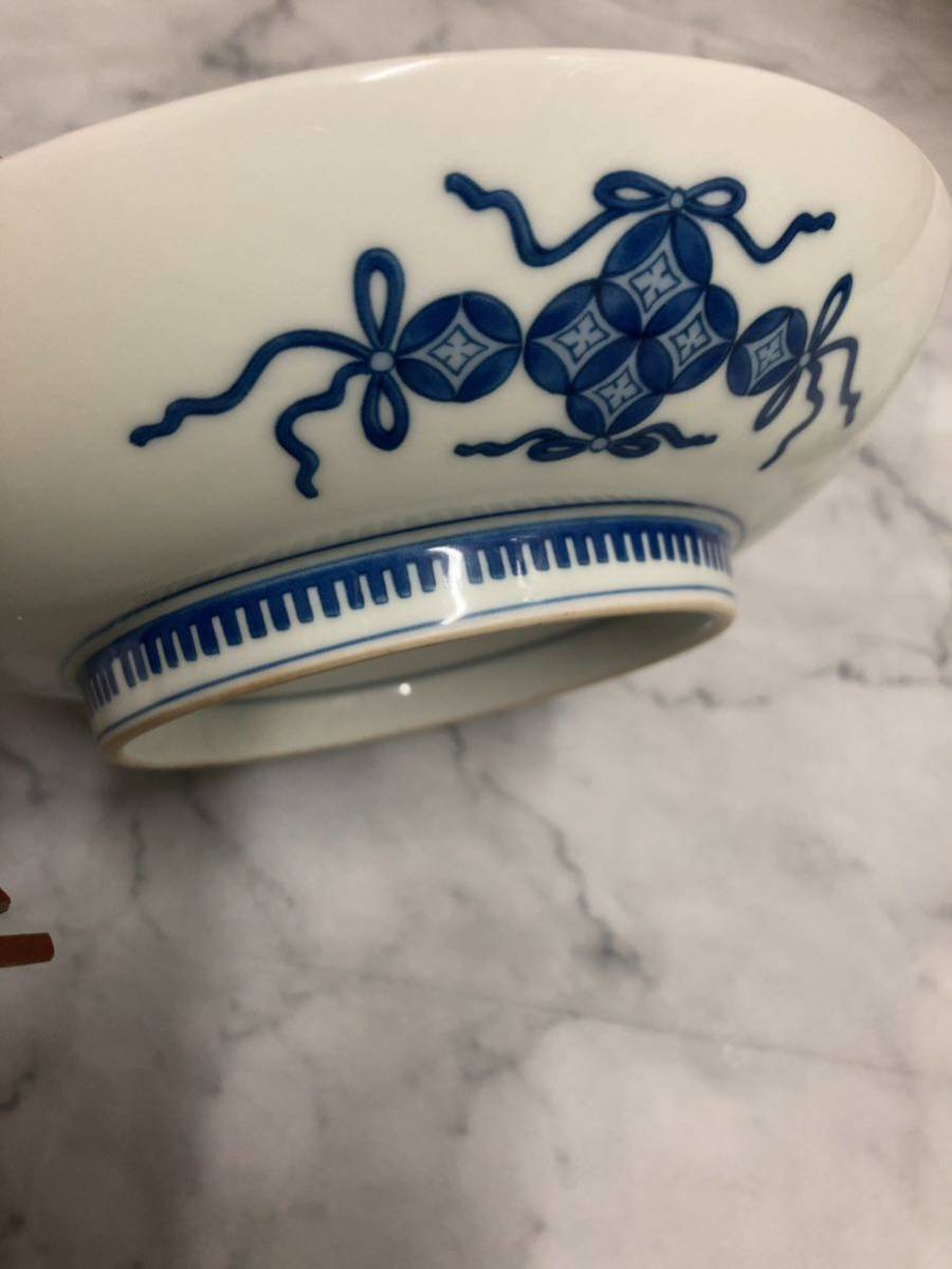 弥真登　古伊万里 染付 鍋島 藍 株　高座中皿　伊万里焼_3