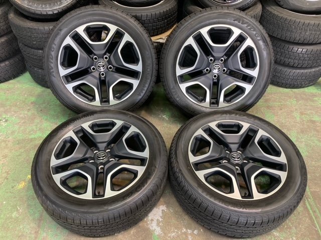 新車外し トヨタ RAV4 アドベンチャー純正 19インチ タイヤ・ホイール 4本セット