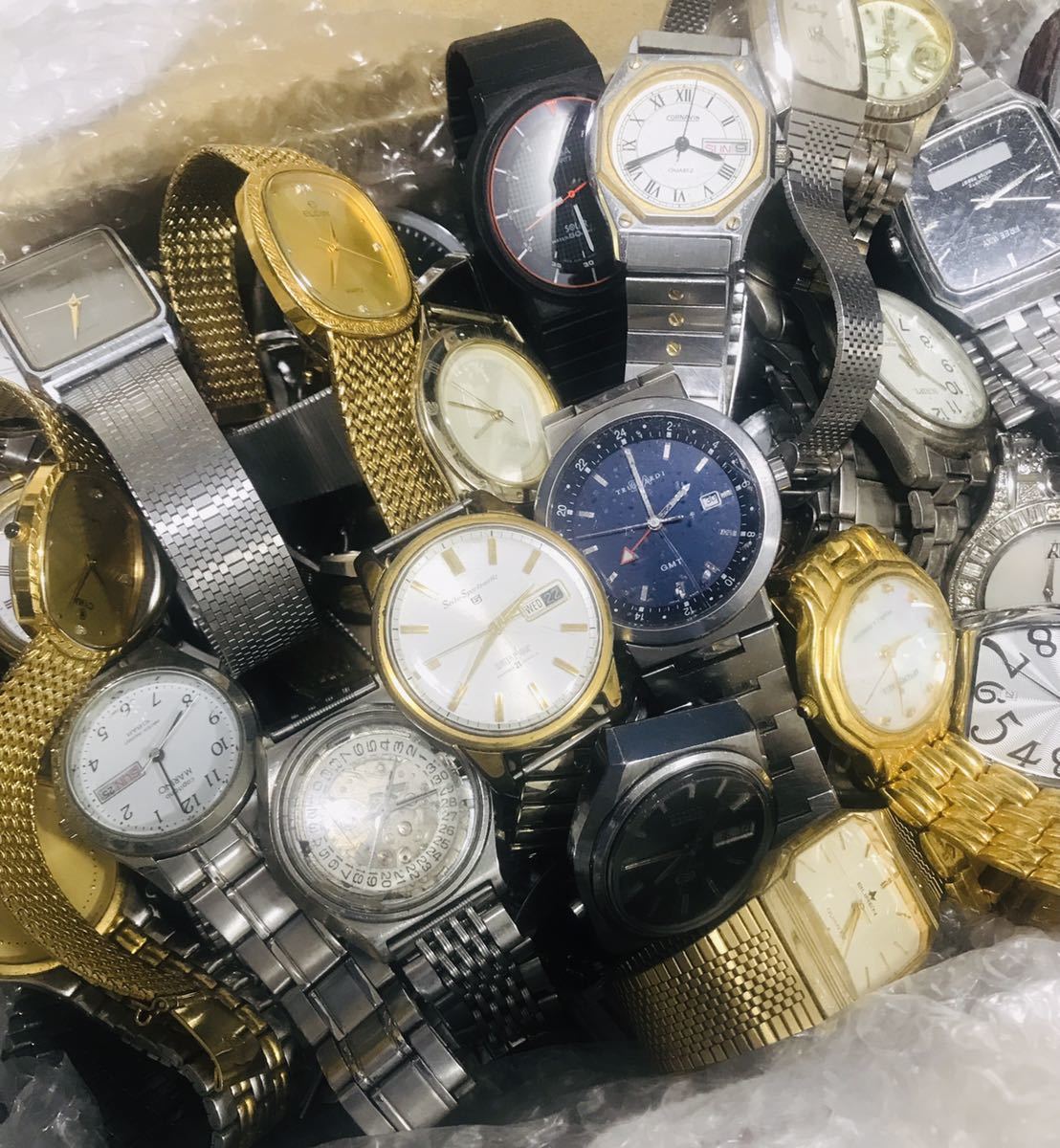 1円~腕時計 メンズ・レディースまとめ62本 ジャンク セイコー カシオ