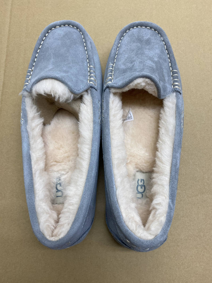 ①【展示品】UGG アグ オーストラリア ドライビングシューズ グレー