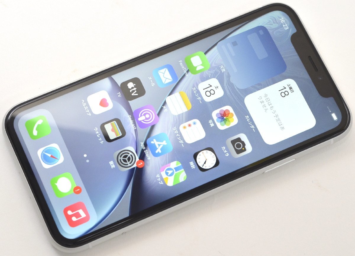 ◇【au/Apple】iPhone XR 64GB MT032J/A スマートフォン ホワイト