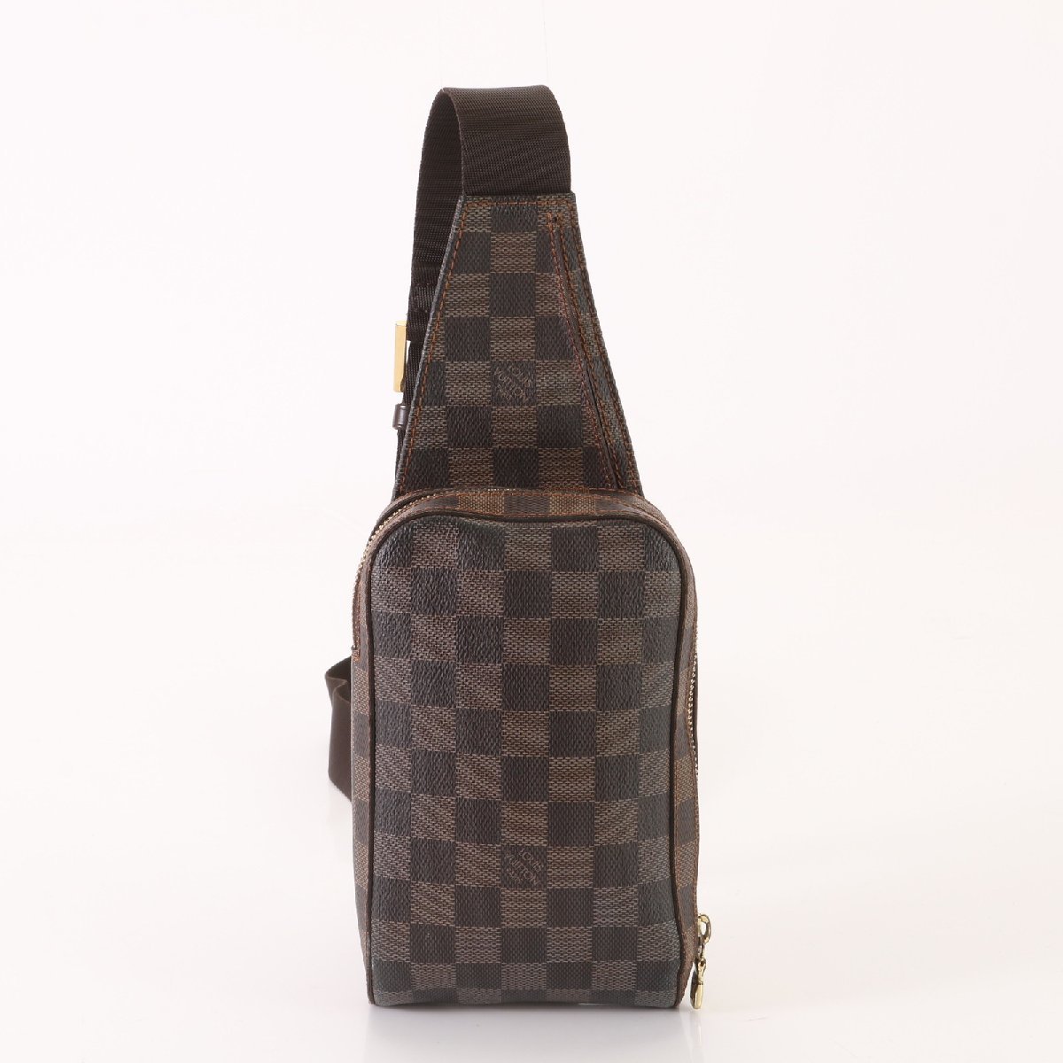 ■1円■極美品■ヴィトン■ダミエ■ジェロニモス■N51994■ボディバッグ■斜め掛け ウエストポーチ ショルダー レザー 人気 流行 B AT8-D2