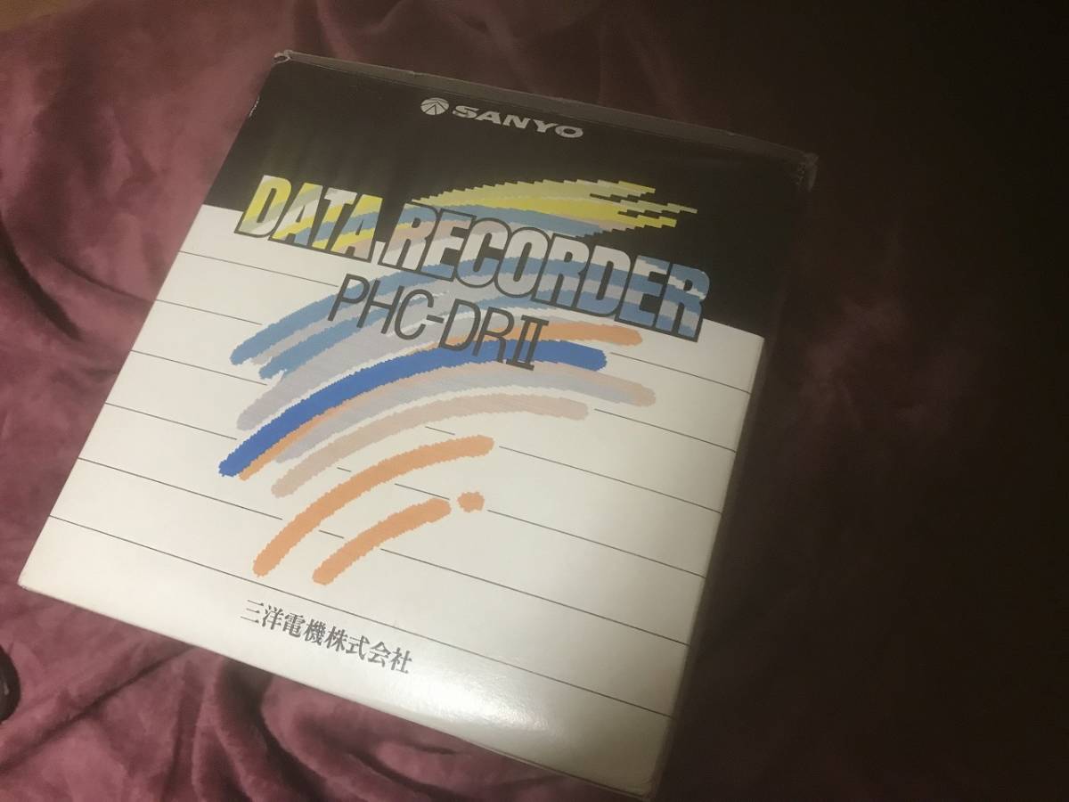 MSX SANYO PHC-DR2 PHC-DRⅡ データレコーダ DATA RECORDER 箱あり(MSX 