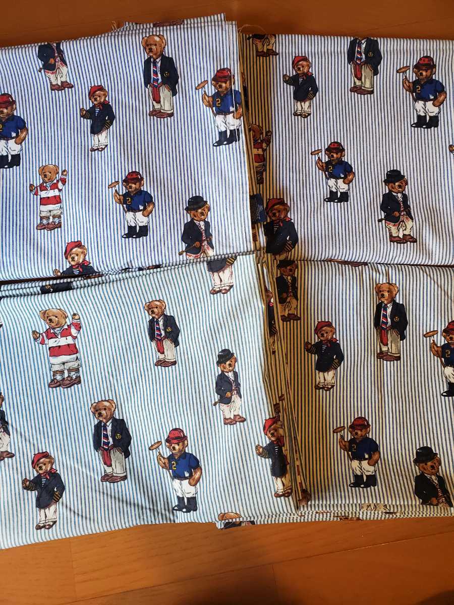 Ralph Lauren ラルフローレン ポロベア フラットシーツ4枚 Made In