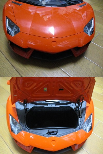 送料込み ポケール 1/8 ランボルギーニ アヴェンタドール オレンジ  