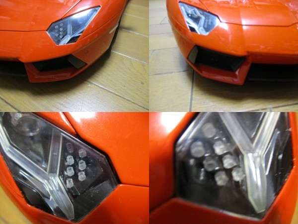 送料込み ポケール 1/8 ランボルギーニ アヴェンタドール オレンジ  