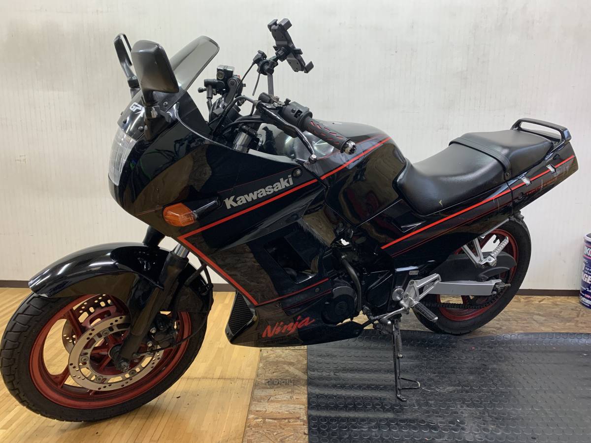 GPX250R-2 11965km 1988年モデル カスタムマフラー フェンダーレス 
