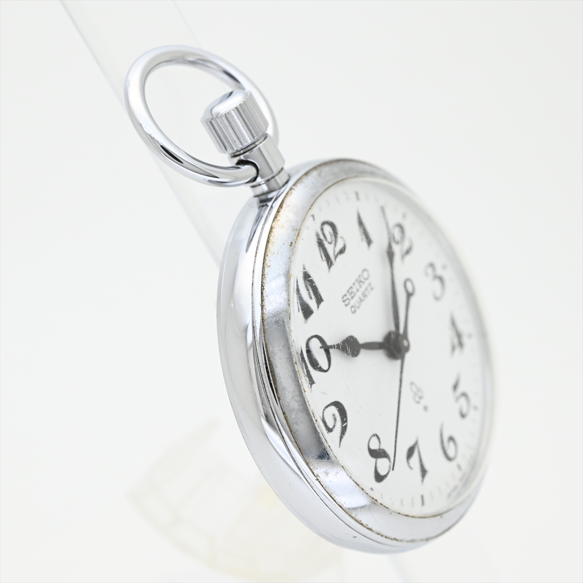 鉄道懐中時計】 稼働 ビンテージ 上越新幹線開通記念 1982年SEIKO 鉄道