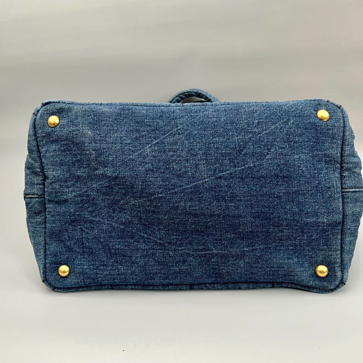 1円〜【極上・最高級】 PRADA プラダ カナパ トートバッグ ハンド 三角 