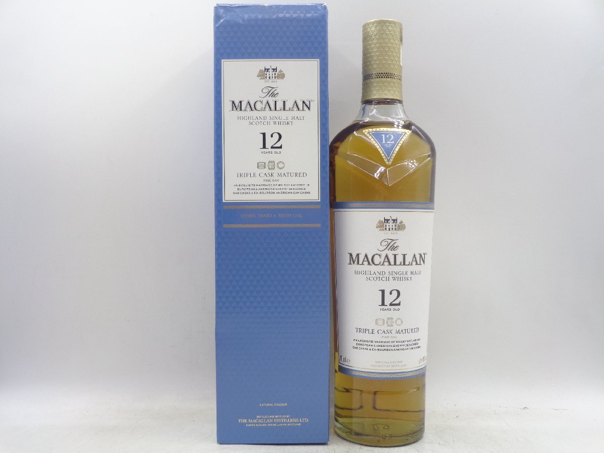 THE MACALLAN ザ マッカラン 12年 トリプルカスク ハイランド シングル 