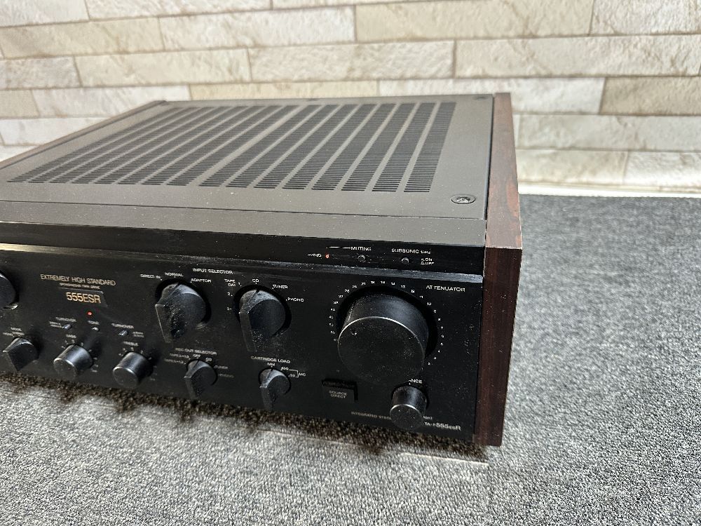 SONY プリメインアンプ : TA-F555ESR ソニー 家電 動作チェック済み